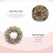 Summer 24-Inch Wreath with Sour Date Flowers and Purple Flowers, Front Door, Porch, and Patio Decoration for Home and Office